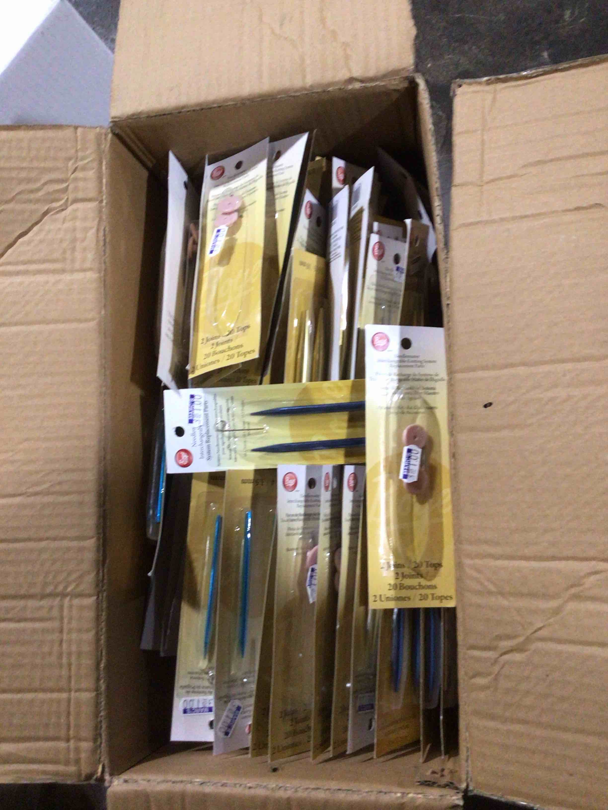 box lot of miscellaneous items 