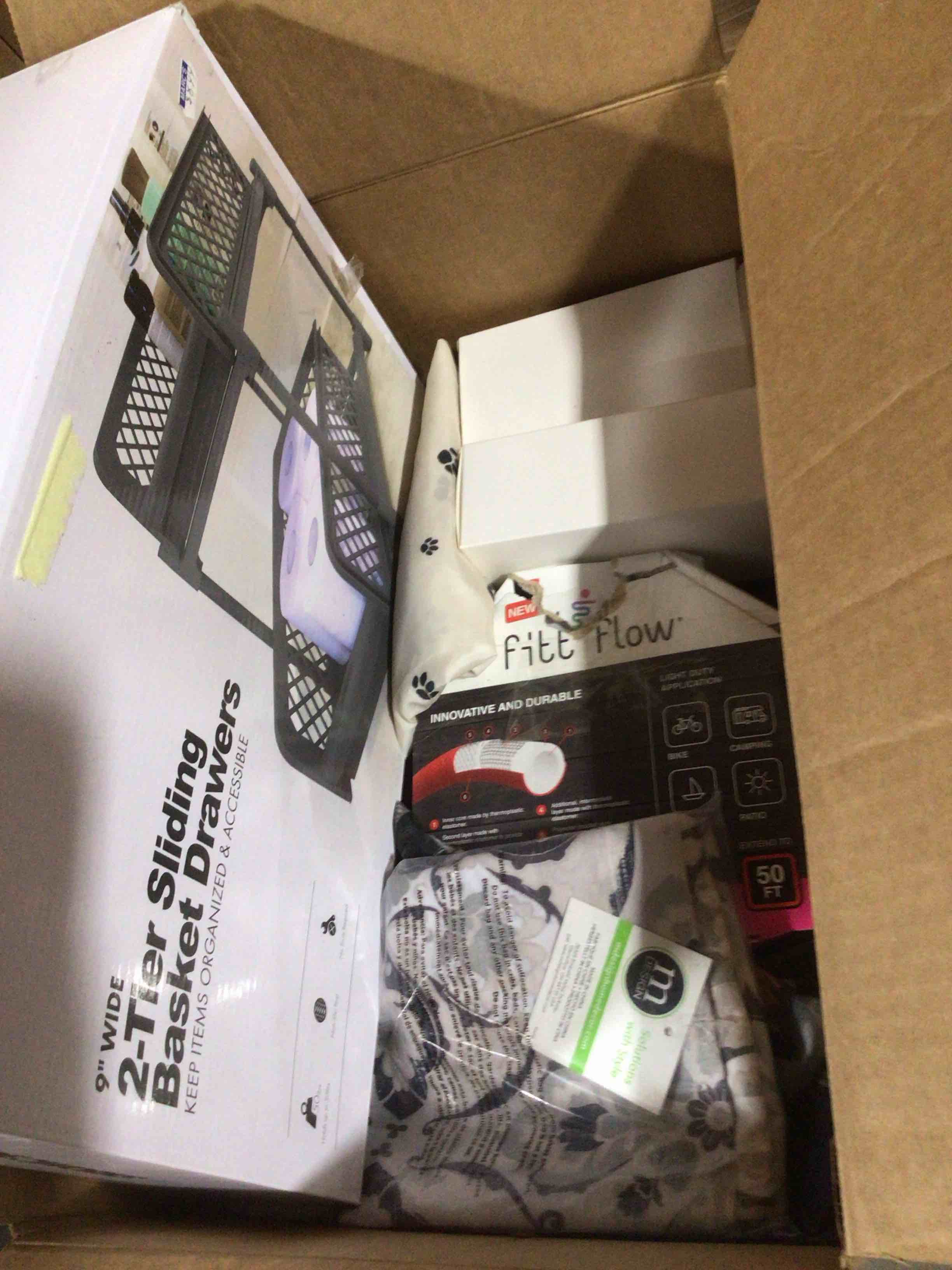 box lot of miscellaneous items 