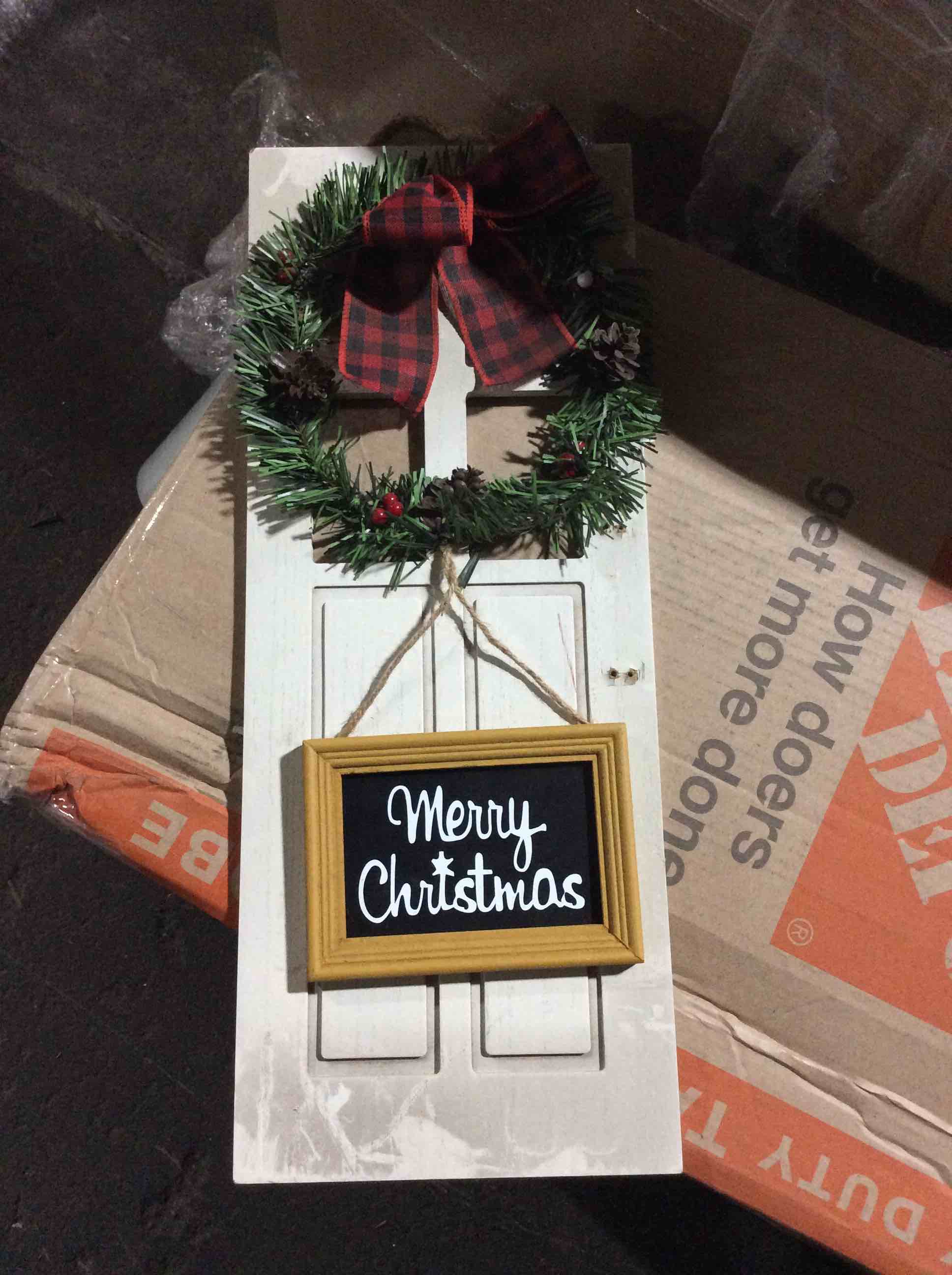 Condition photo showing Good Condition for christmas door 54x24cm