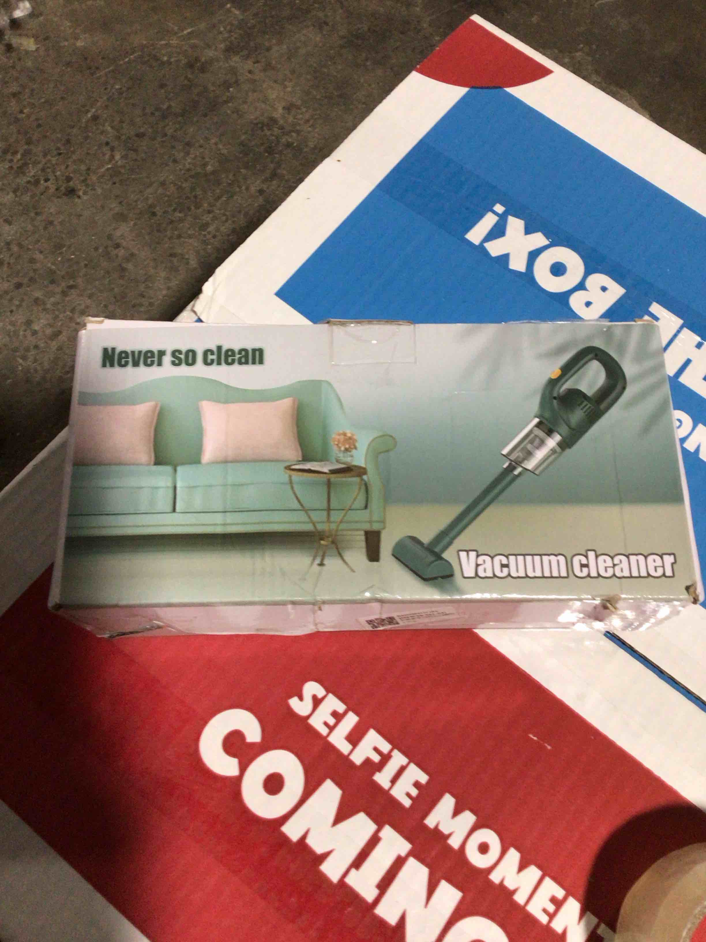 Condition photo showing Good Condition for portable vacuum cleaner - 2-in-1 handheld rechargeable vacuum for home & car cleaning