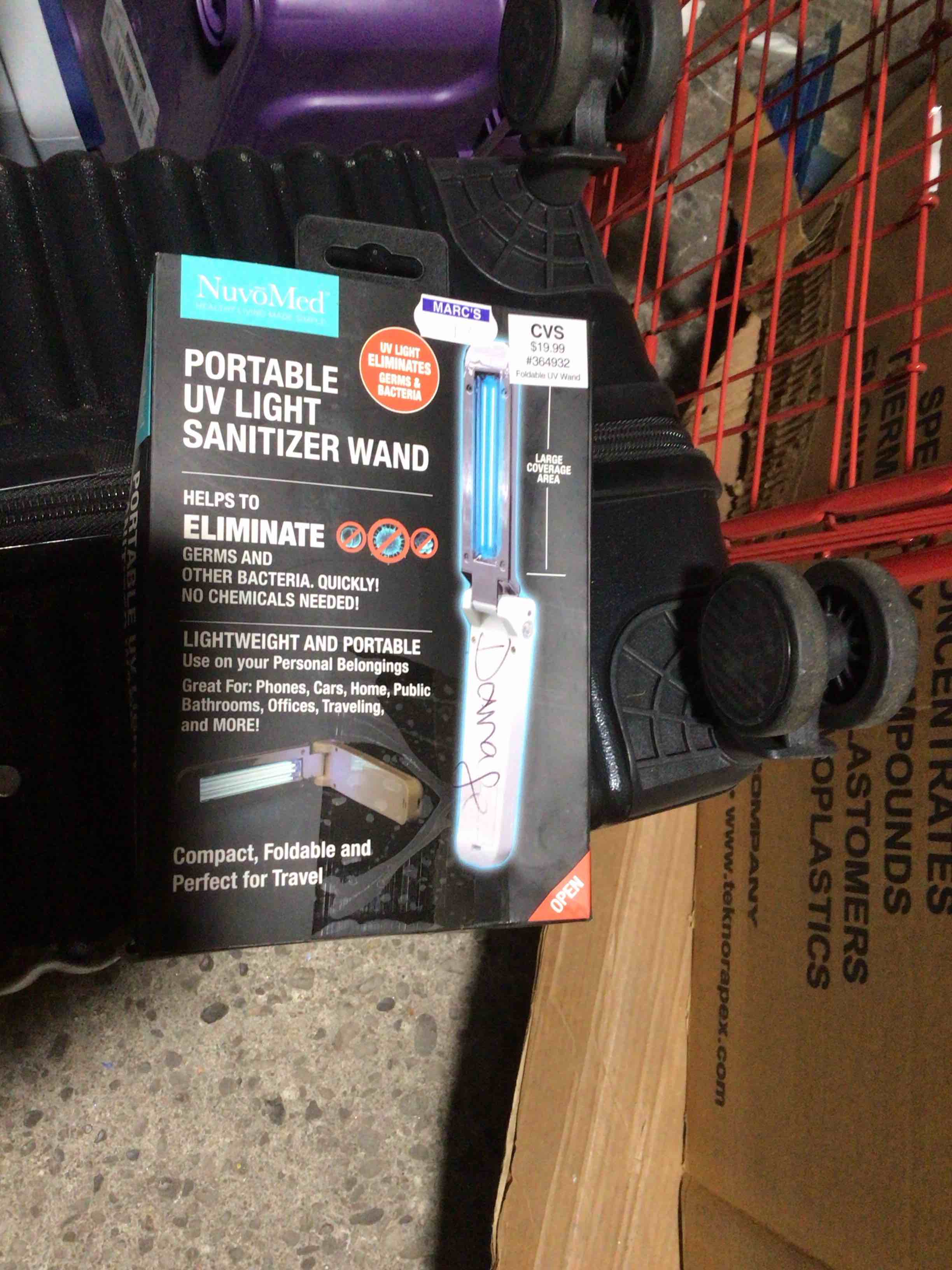 Condition photo showing Good Condition for nuvomed portable uv light sanitizer wand