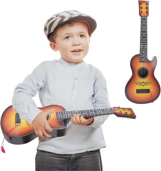 ACOUSTIC with real guitar strings 23” guitar 6+