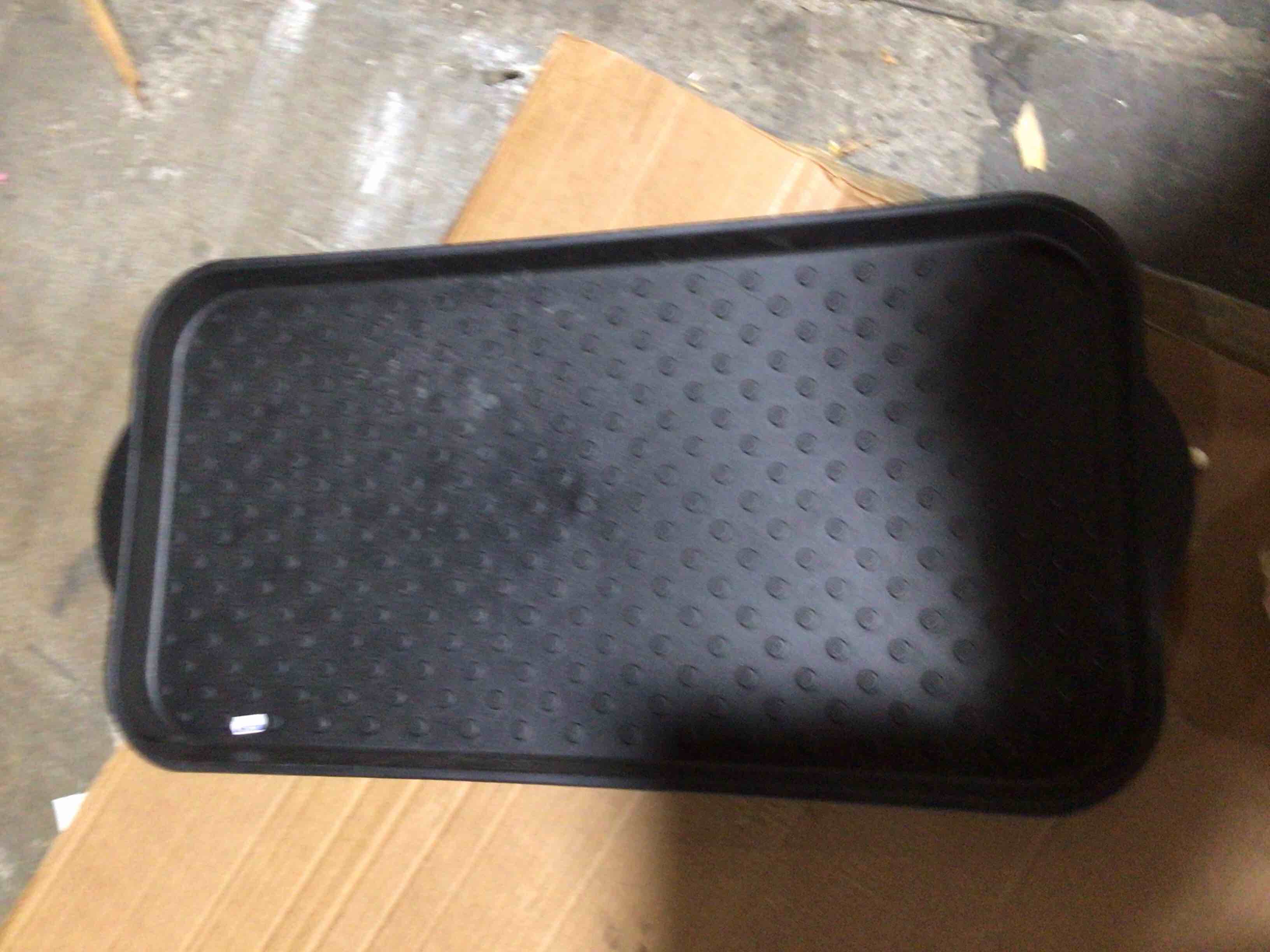 Condition photo showing Good Condition for stalwart 75-st6012 all weather boot tray-water resistant plastic utility shoe mat for indoor and outdoor use in all seasons (black), large
