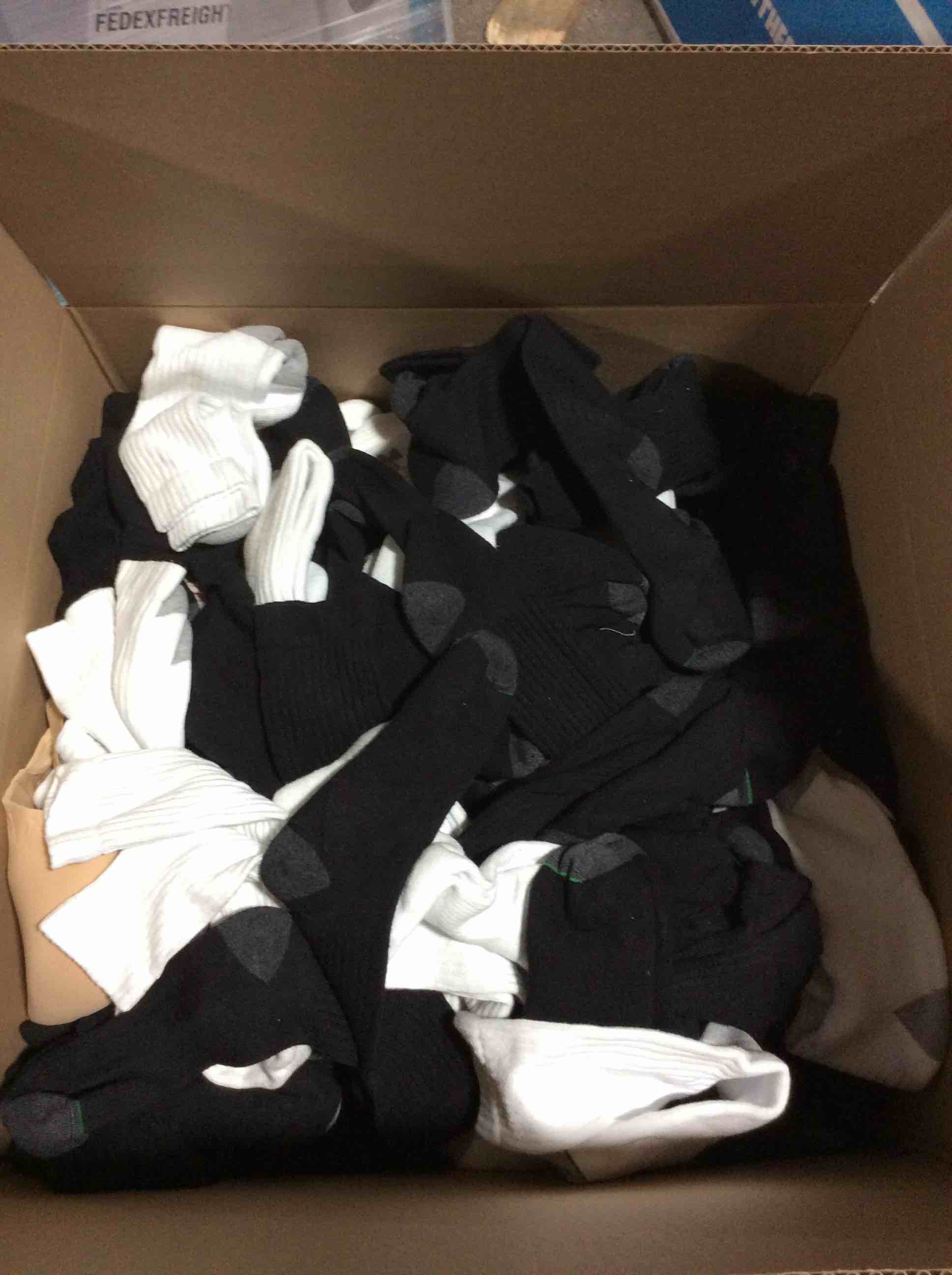Condition photo showing New/Like New for box lot of new clothes (25pcs)