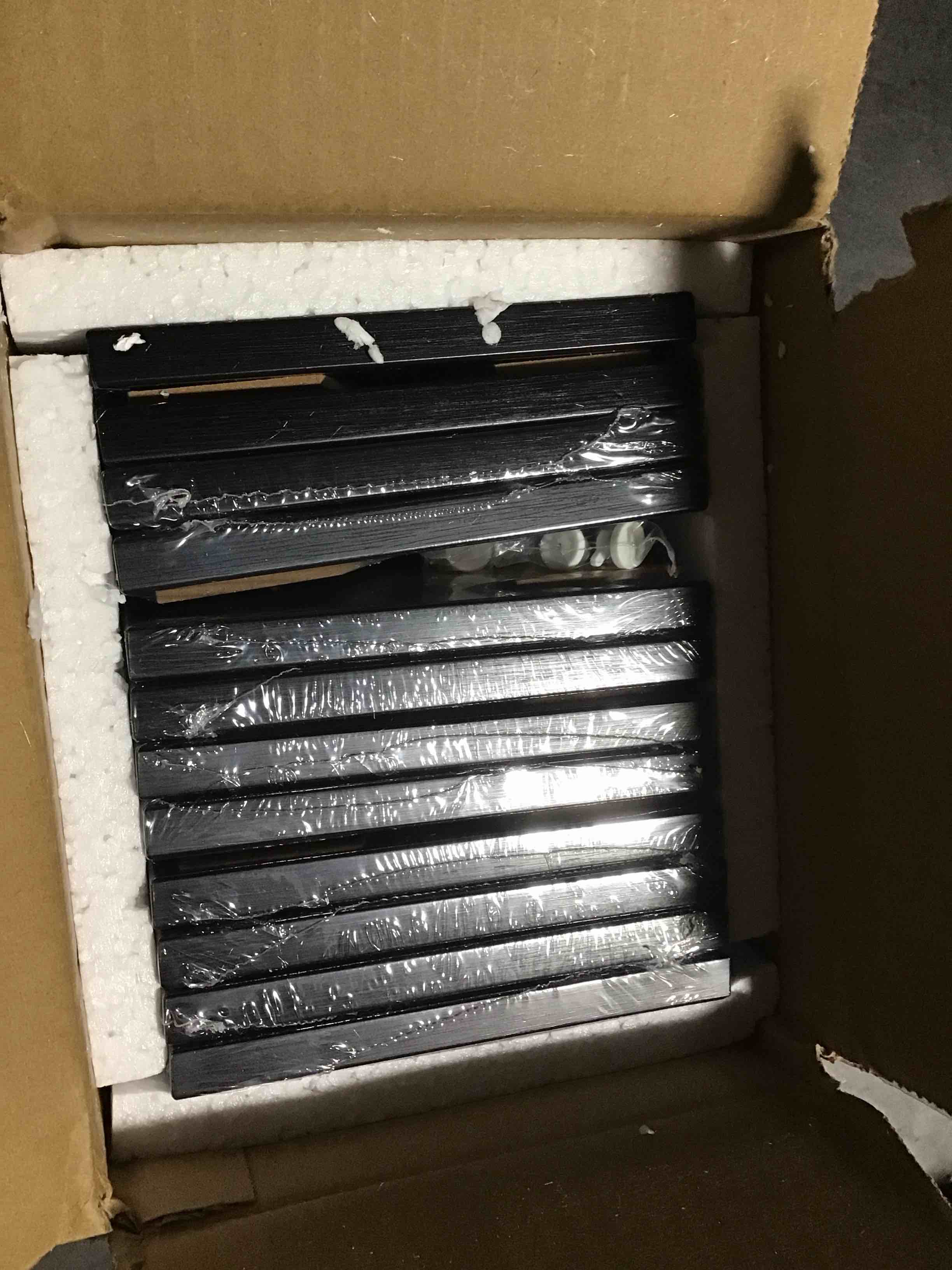 Condition photo showing New/Like New for giftgarden 12 pack 3.5x5 picture frame black, multiple 3.5 x 5 photo frames bulk for tabletop display or wall hanging 3.5x5 black