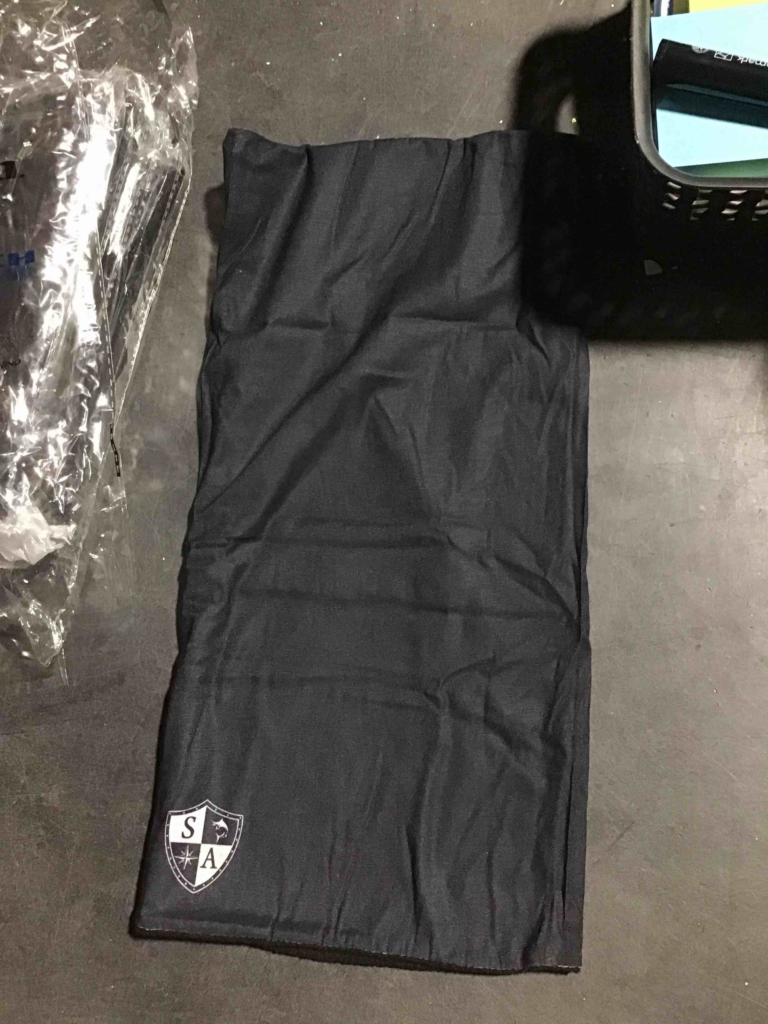 Condition photo showing Brand New for kids s a co. frost tech fleece face shield – pack of 10 only color black