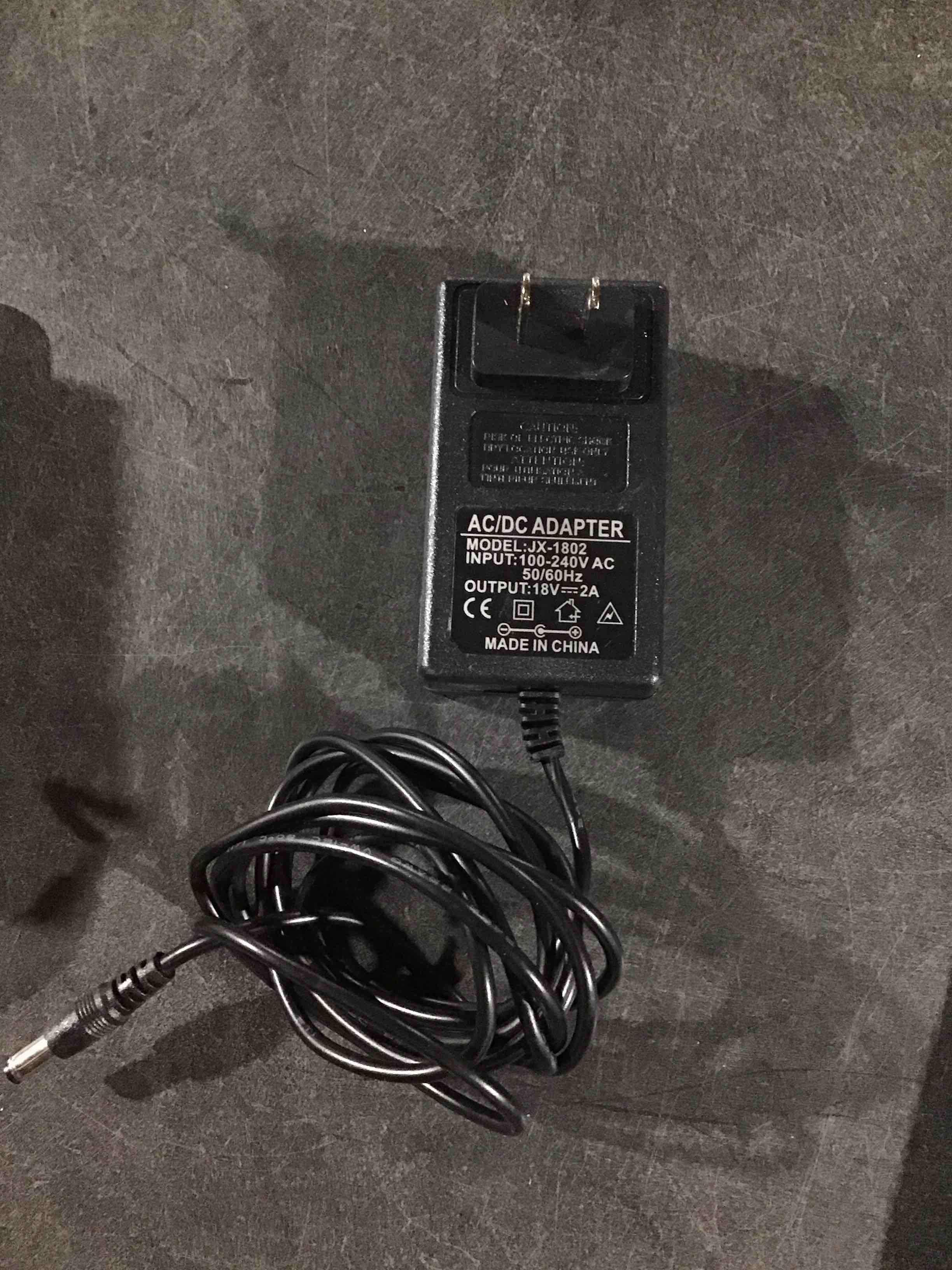 Condition photo showing Good Condition for 18v 2a ac adapter power supply 36w switching wall mounted power adapter dc 3.5x1.35mm 4.0x1.7mm equipment (6 ft)