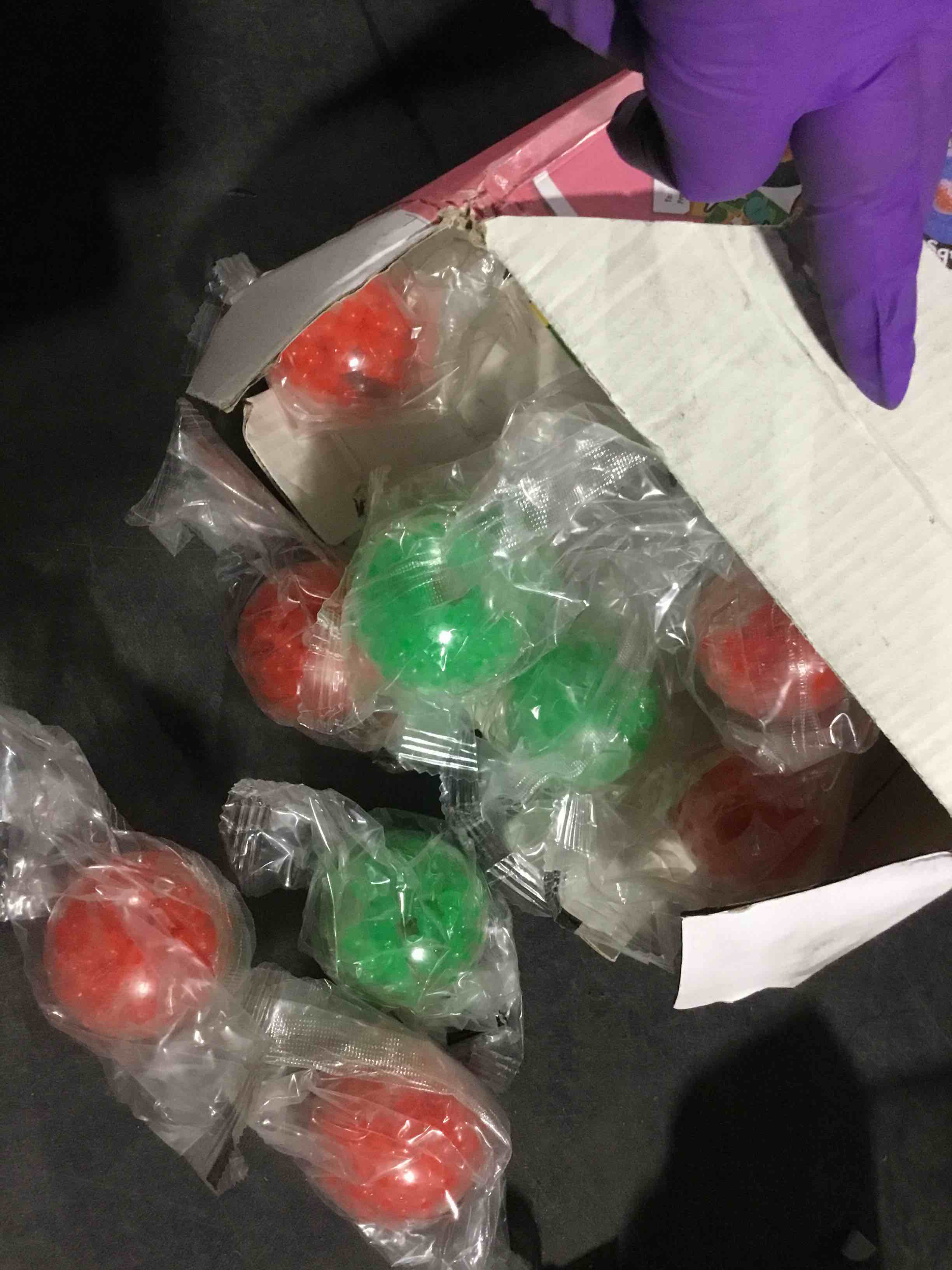 Condition photo showing New/Like New for 24 pack valentines day gifts for kids classroom with stress ball, valentines day cards for kids school stress relief squishy valentines toy, valentines cards for kids classroom exchange party favors