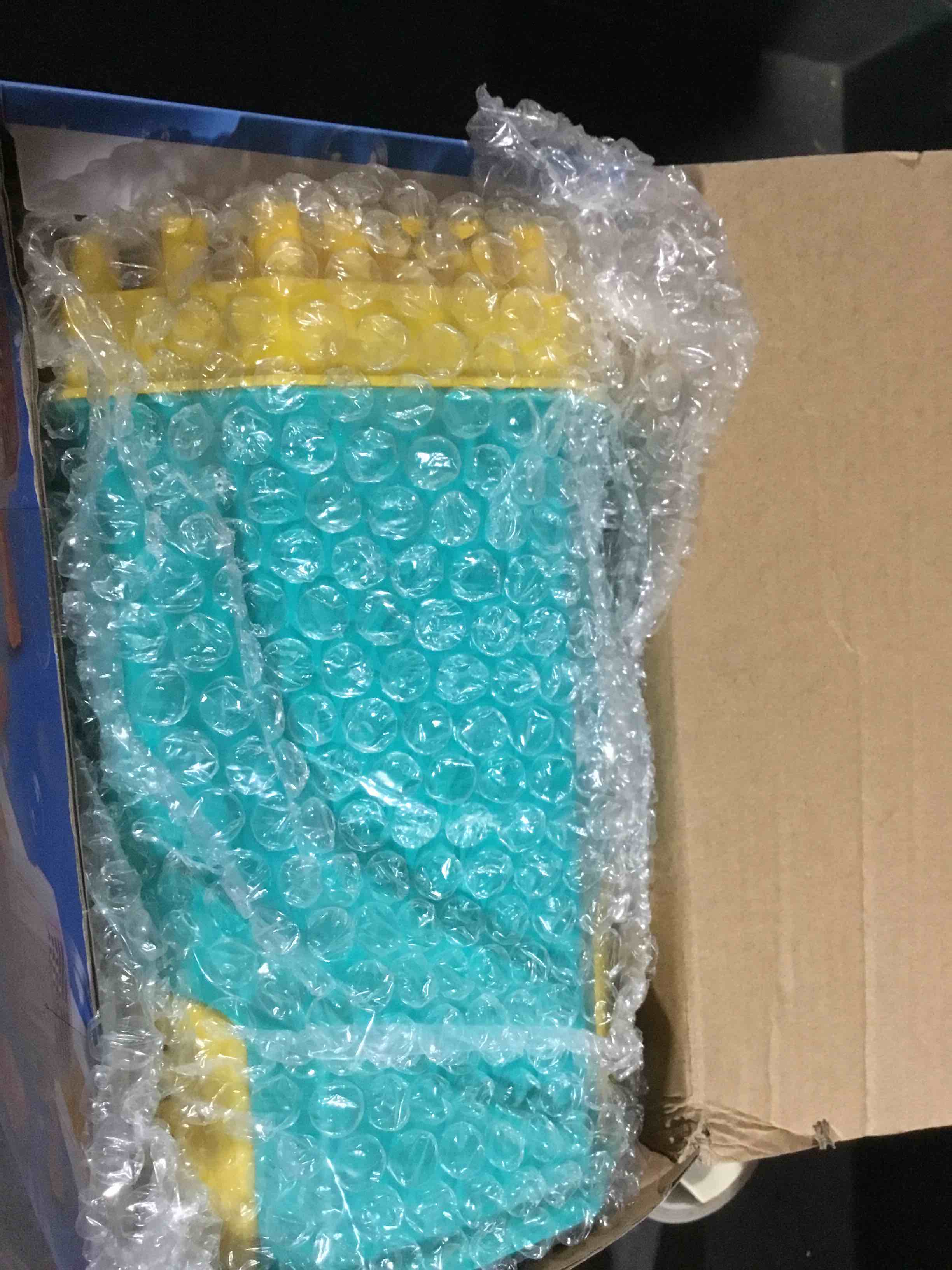 Condition photo showing New/Like New for bubble machine gun with colorful lights, rocket boom bubble blower(green)