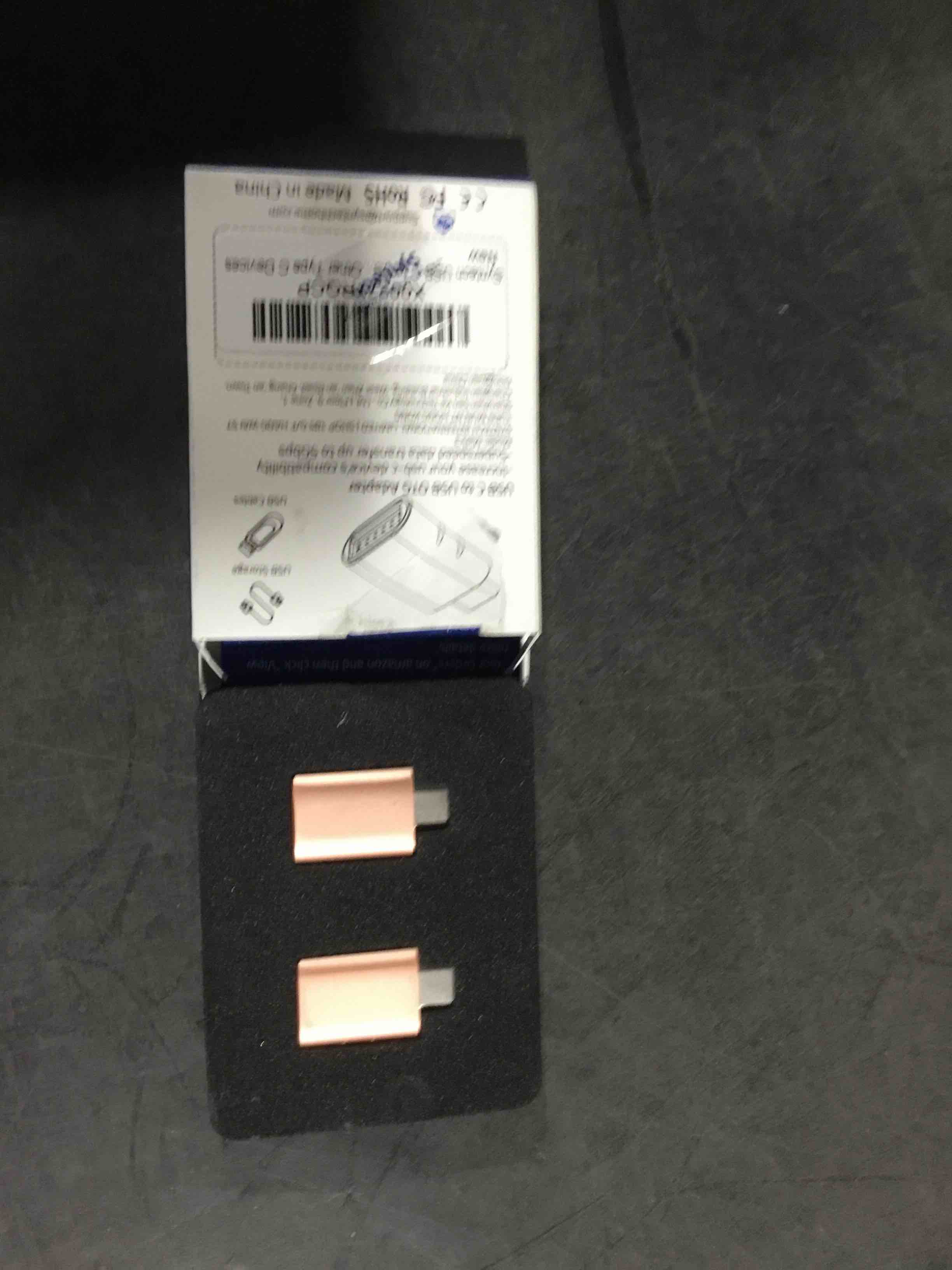 Condition photo showing Good Condition for syntech [2 pack usb male to usb3 female adapter compatible with iphone 17 pro max imac ipad mini/pro 2023 pro macbook air 2024 and other type c devices, rose gold rose gold 1.08 x 0.65 x 0.32 inch