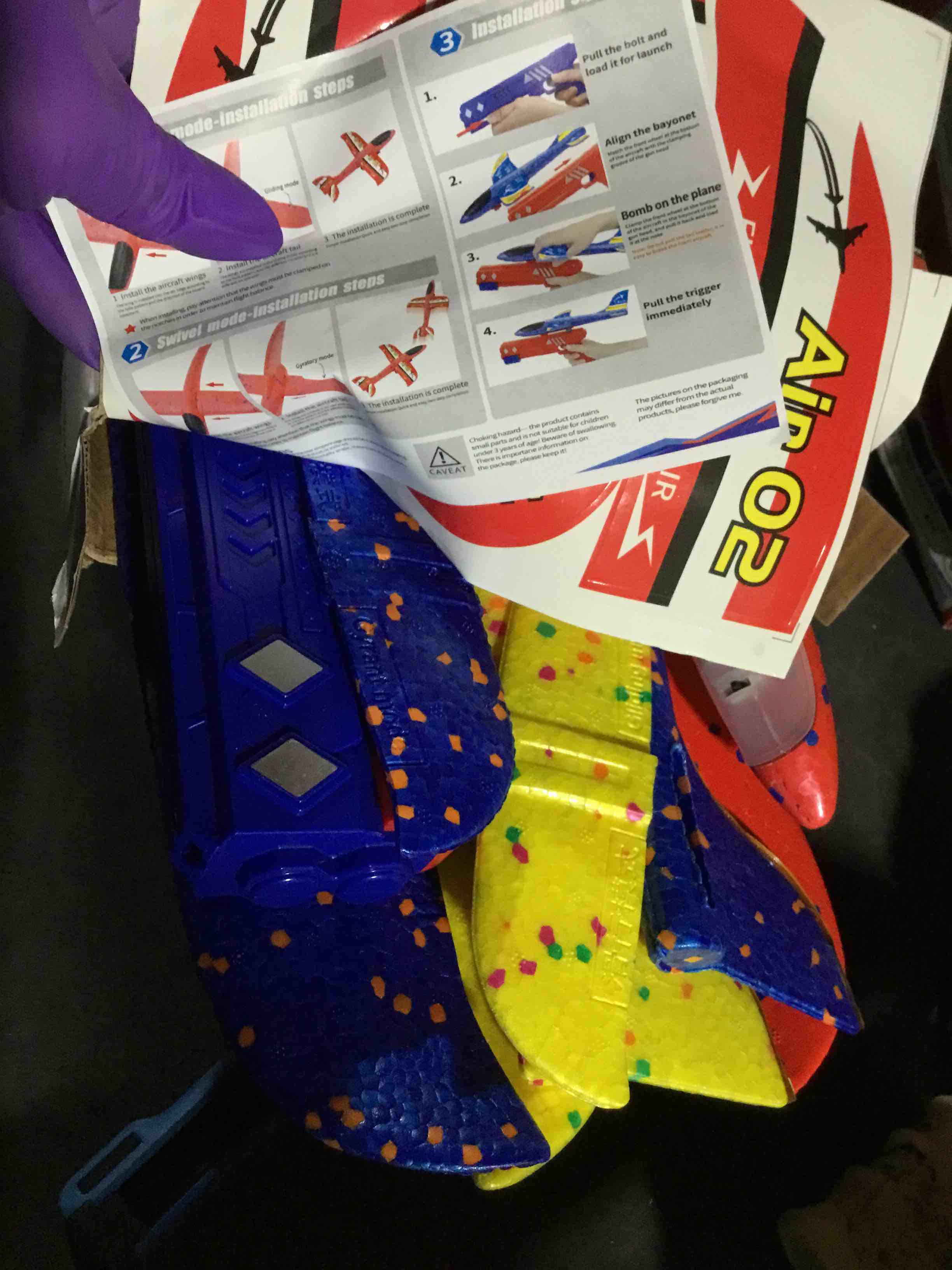Condition photo showing New/Like New for lanzador de avion con luces hasta 20 metros