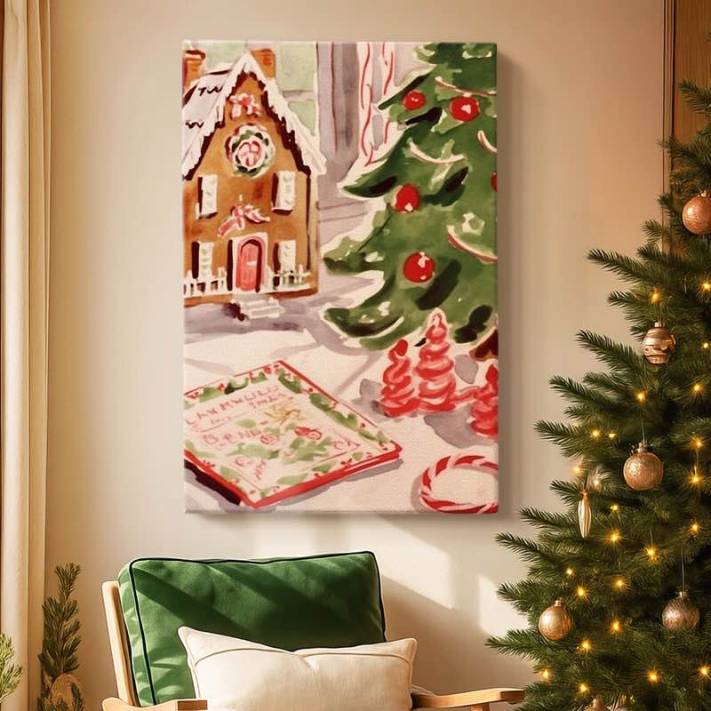 Gilded heart at dusk-premium gallery wrapped canvas 32x46 