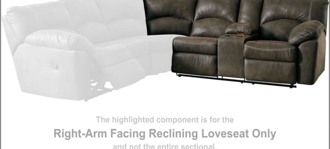 Living Room Tambo Right-Arm Facing Reclining Loveseat