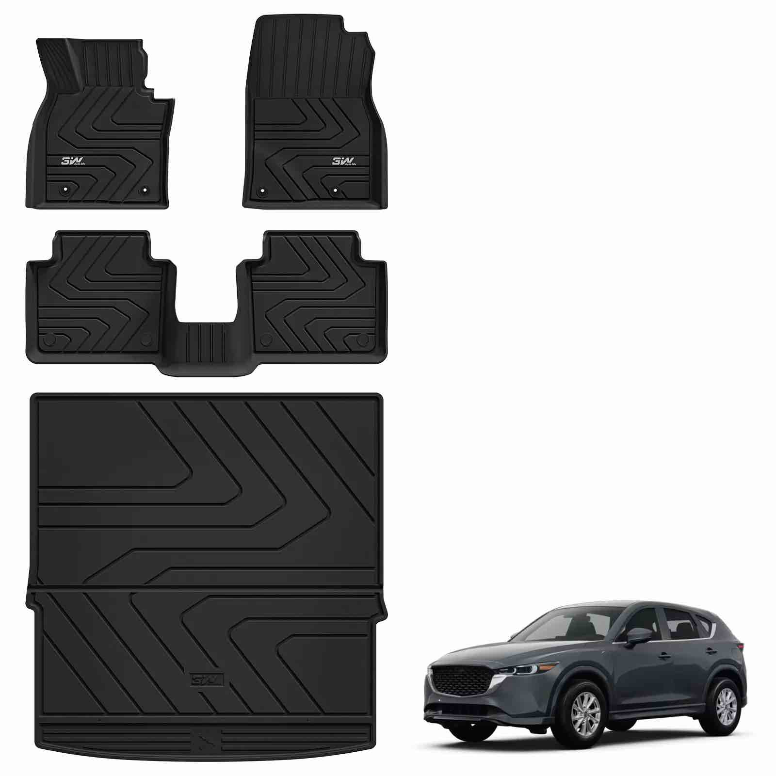 ( only 1 pcs )3W Mazda CX-50 2023-2025 (Gas Models Only) Custom Floor Mats Thorex™ All-Weather Protection