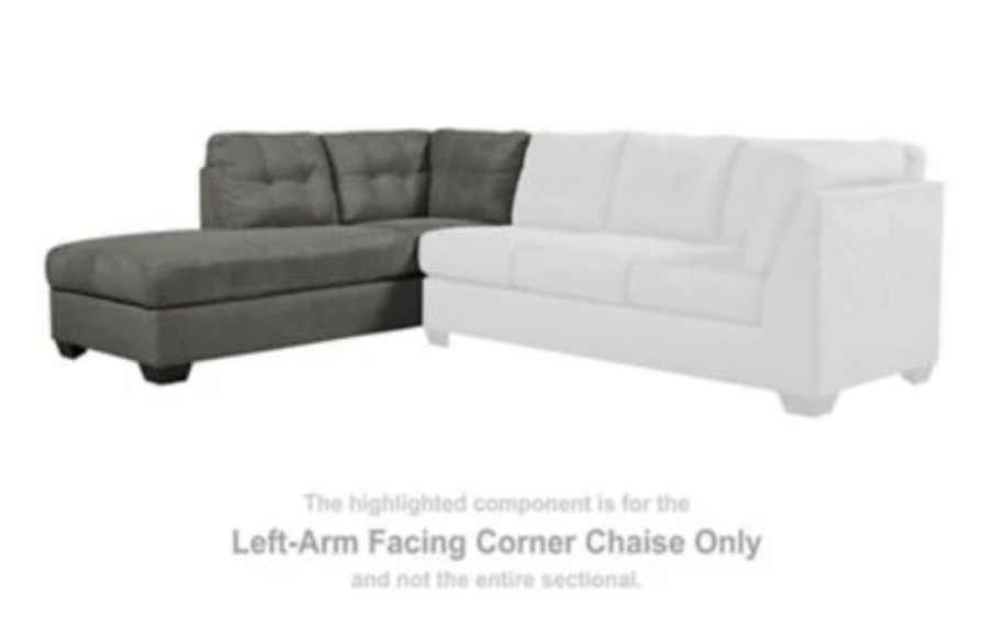 Pitkin - LAF Corner Chaise - Slate