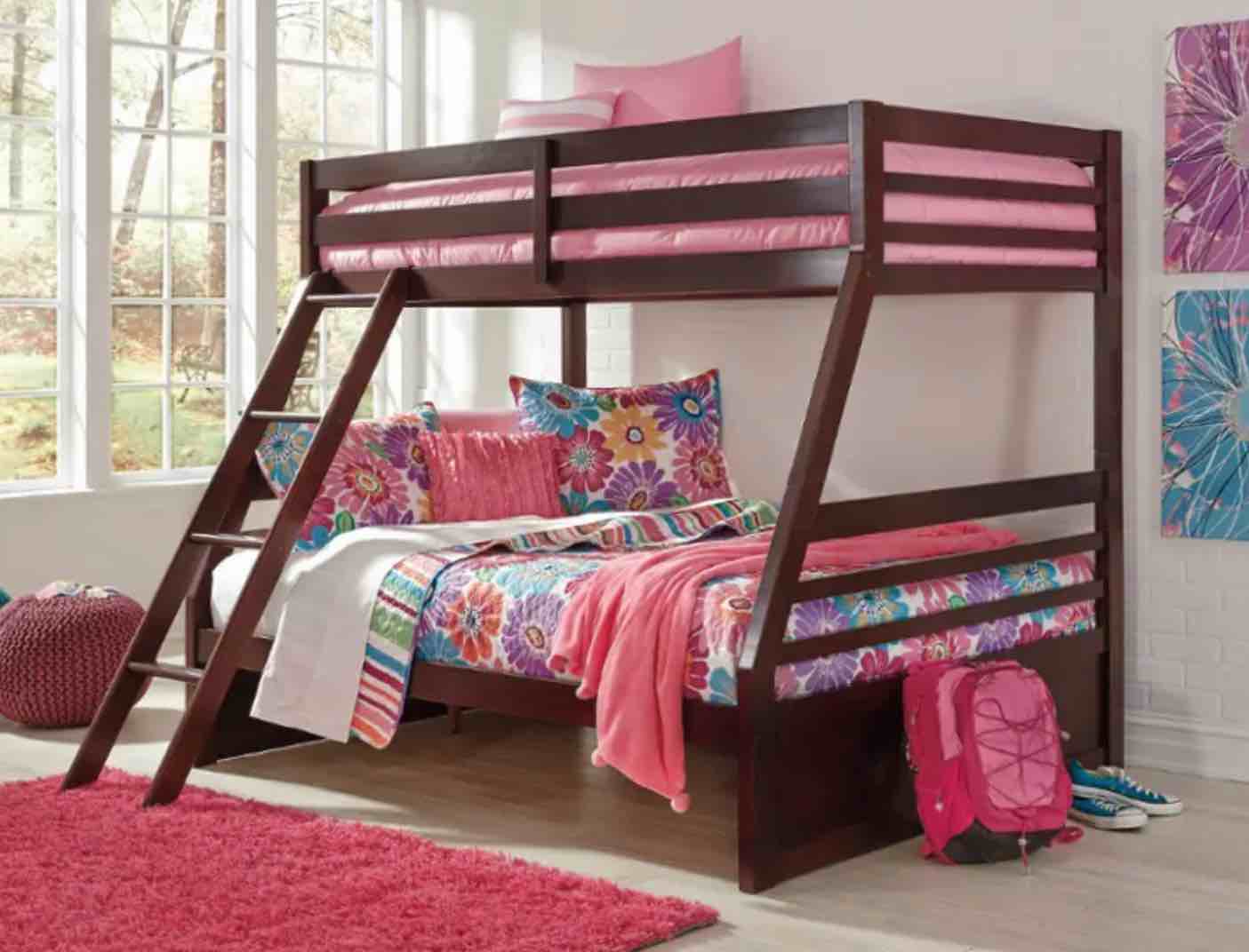 Halanton Twin Over Full Bunk Bed