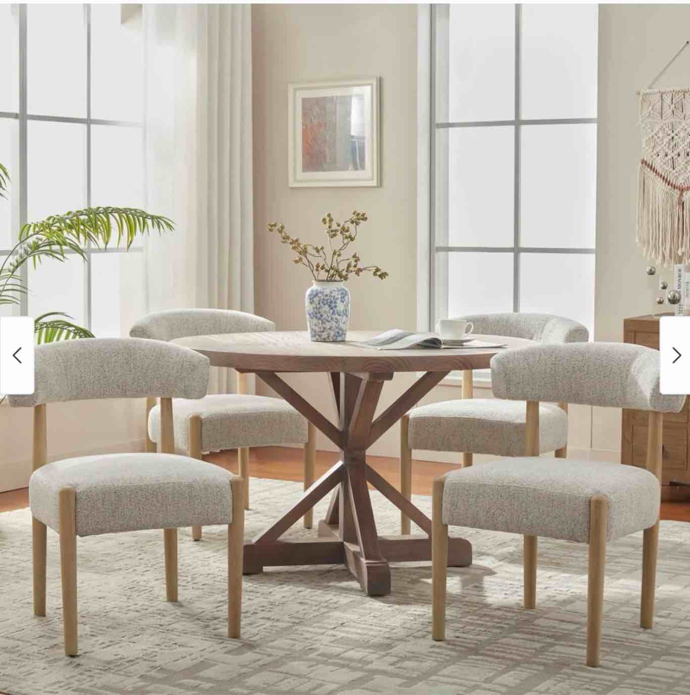 modern fabric upholstered dining chair/kitchen chairs