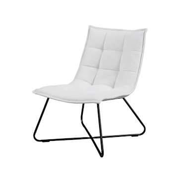spade accent chair white 