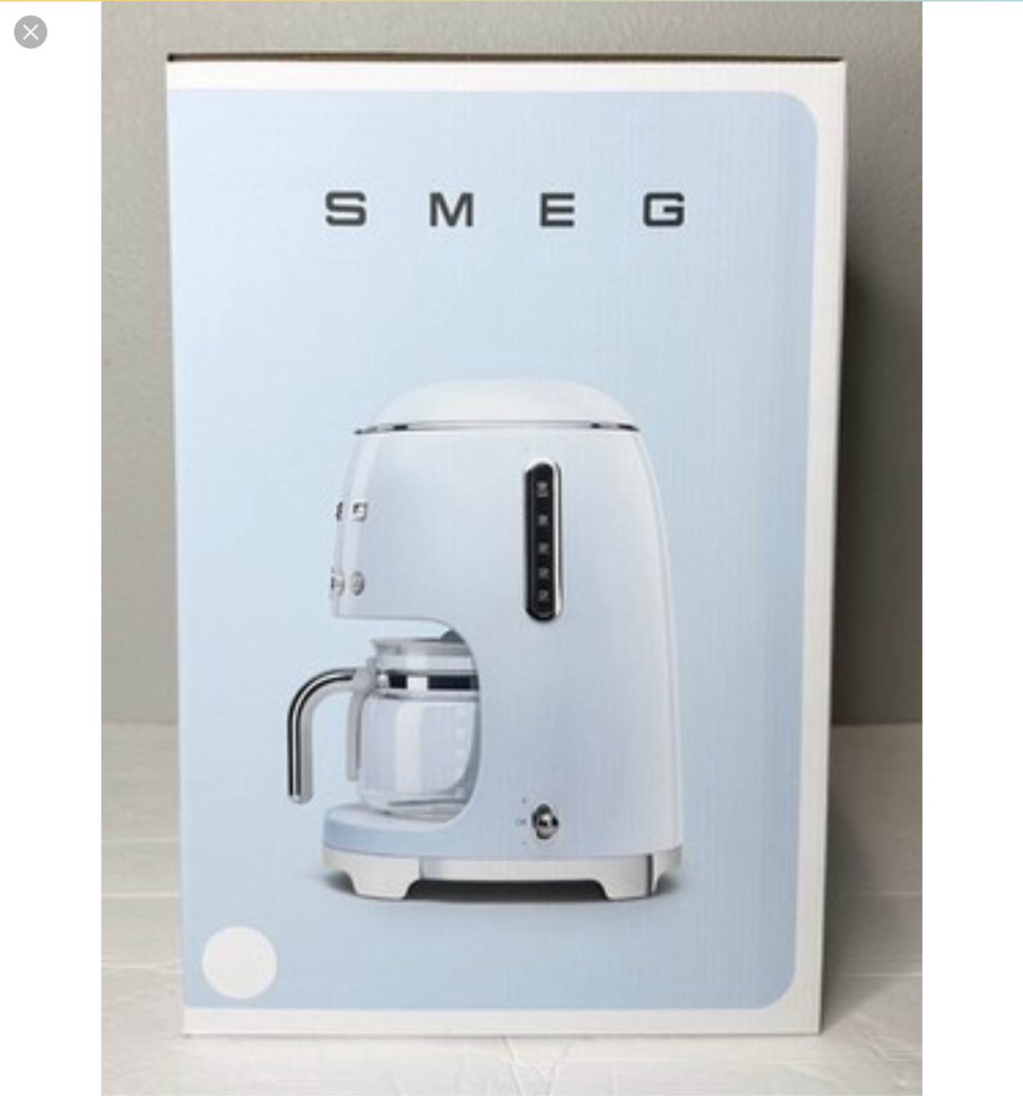 SMEG DCF02WHUS 10-cups Drip Filter Coffee Machine