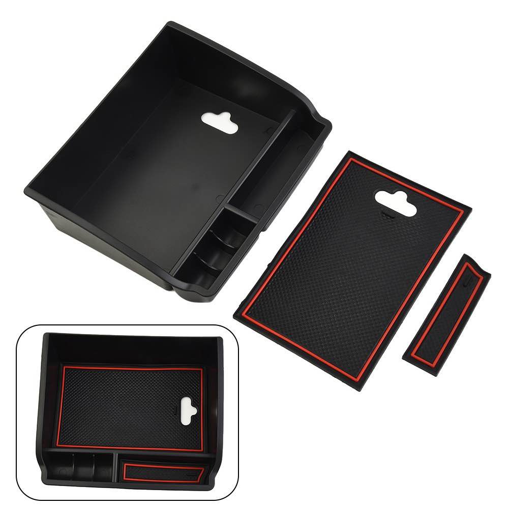 1 Pc For Toyota 15-22 Armrest Storage Box Center Console Organizer Tray