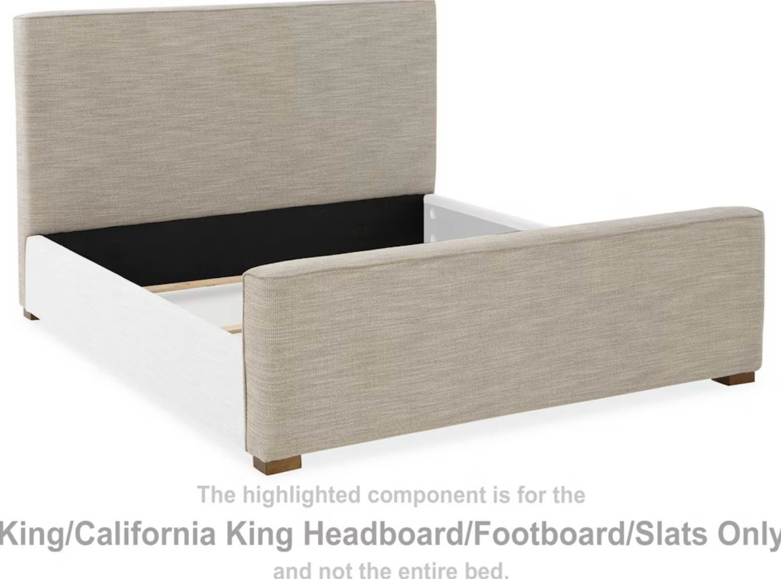 Dakmore King/California King Headboard/Footboard/Slats B783-82