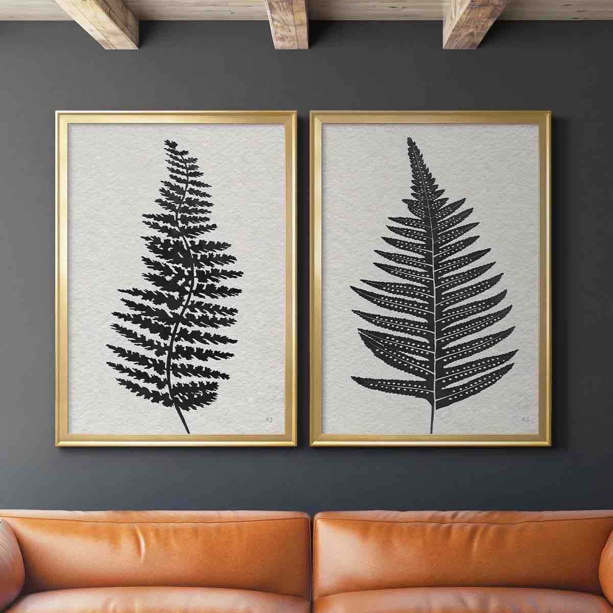 " Forest Fern III Premium " 2 - Pieces