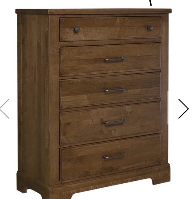 RUSTIC 5 DRAWER CHEST SKU6521KK size: W 1395 x D 502 x H 140mm.incomplete 