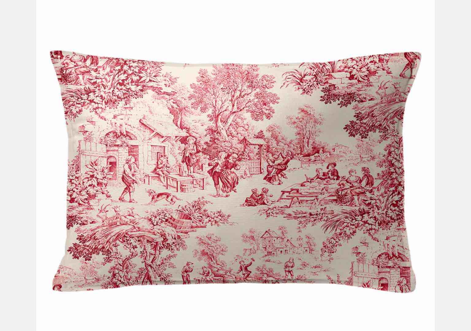 Genevieve 100% Cotton Zipper Sham   black 