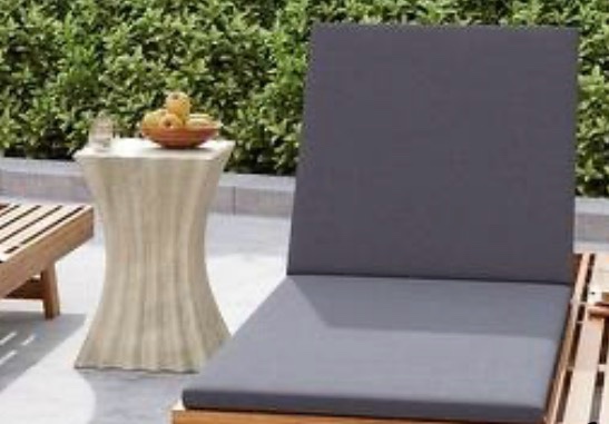 Lounge Chaise Set,Space Available On One Side, Acacia Wood With W,similar 