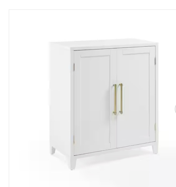 Roarke White Engineered Wood 30 in. Stackable Pantry Cabinet ,Similar .pantry 