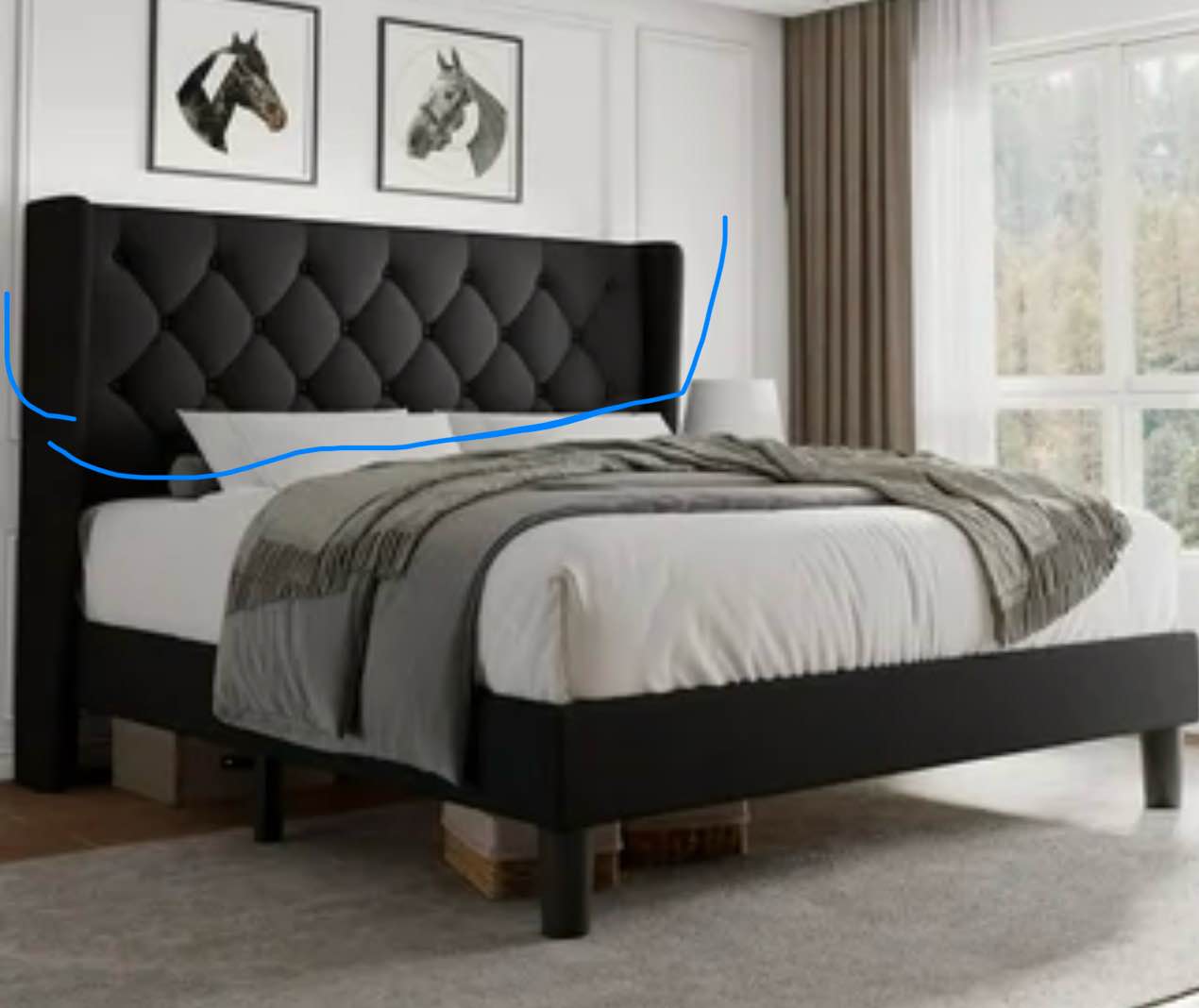 805 king headboard/Slats 