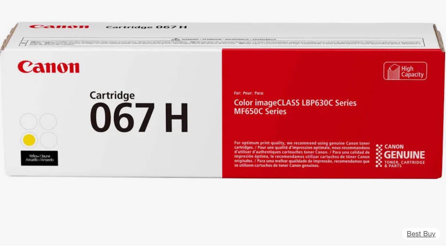 067H Color imageCLASS LBP630C pack of 2 Yellow (Yellow Only)