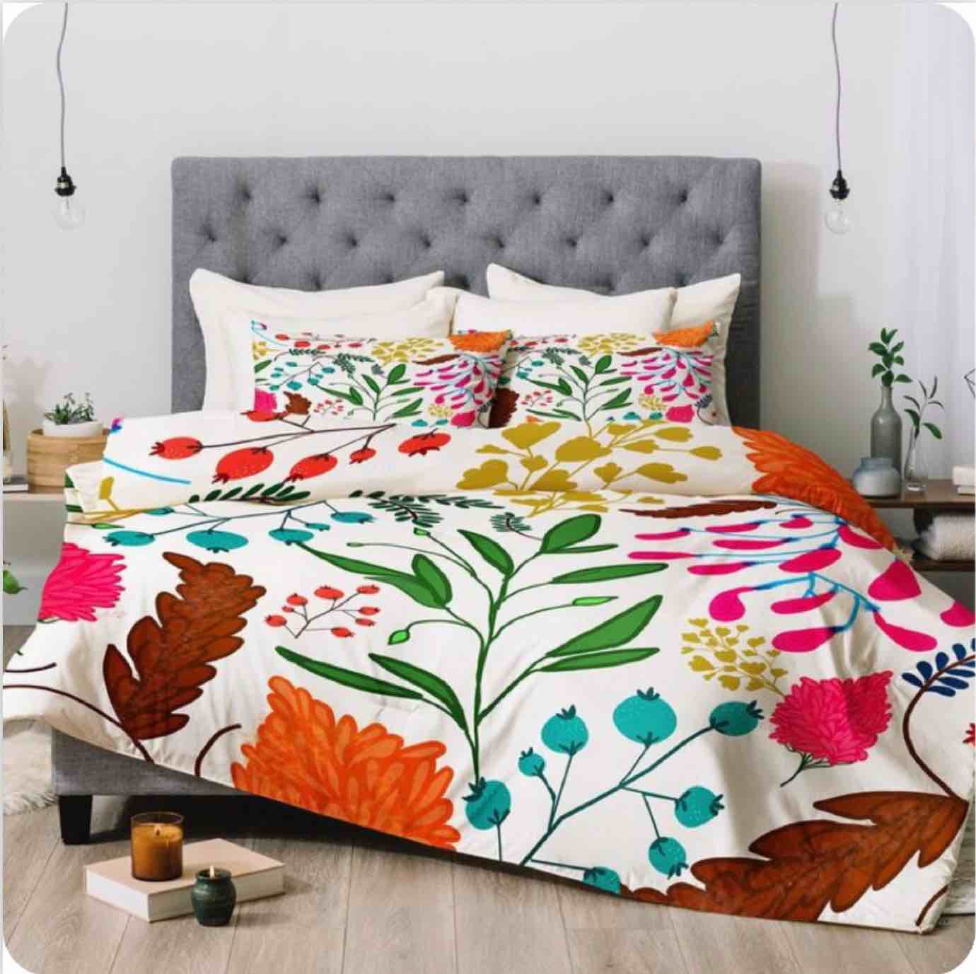 Deny Designs Oranges Charm Comforter Set Twin