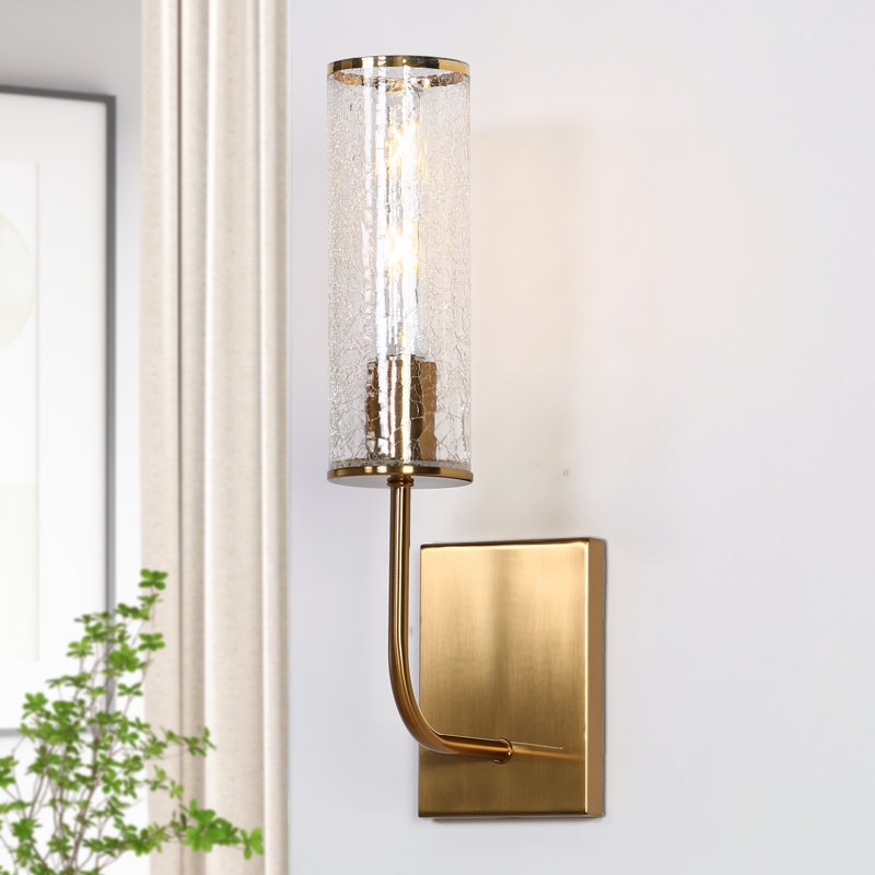 Aeronwen 1-Light Dimmable Armed Wall Sconce By Mercer41