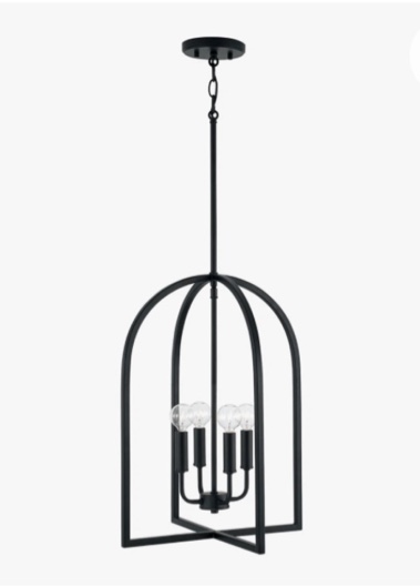 Kryno 4 - Light Dimmable Lantern Square / Rectangle Chandelier