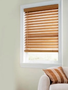 2.5 " Room Darkening Cordless Faux Wood Blind