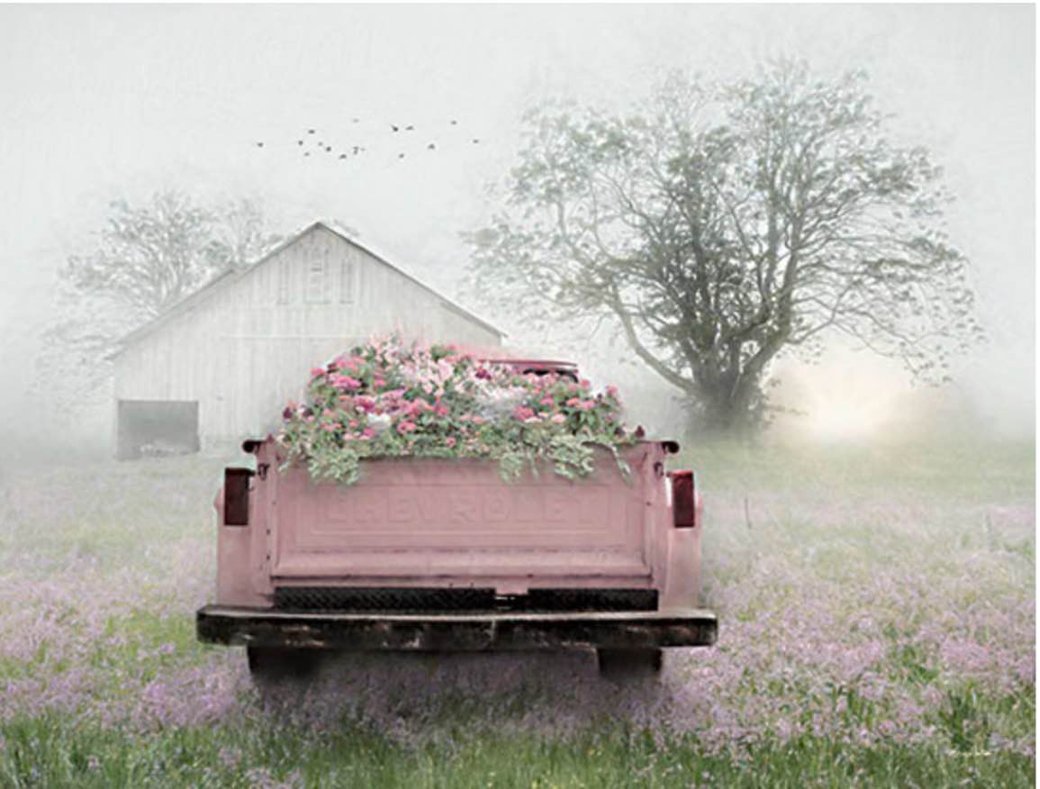 "Enjoy The Simple Pleasures " by Lori Deiter Size 32” X 24”