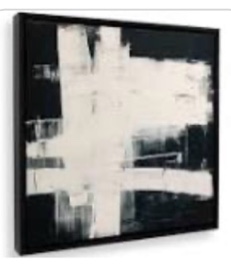 Eclipsed Onyx Tangle 1 Print Size 24” X 24” 