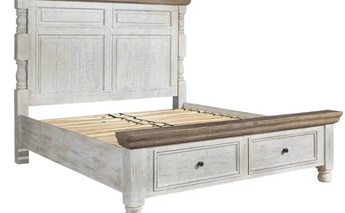 MILLENNIUM  OHLY  HEADBOARD / BED FOOTING QUEEN POSTS / DRAWER