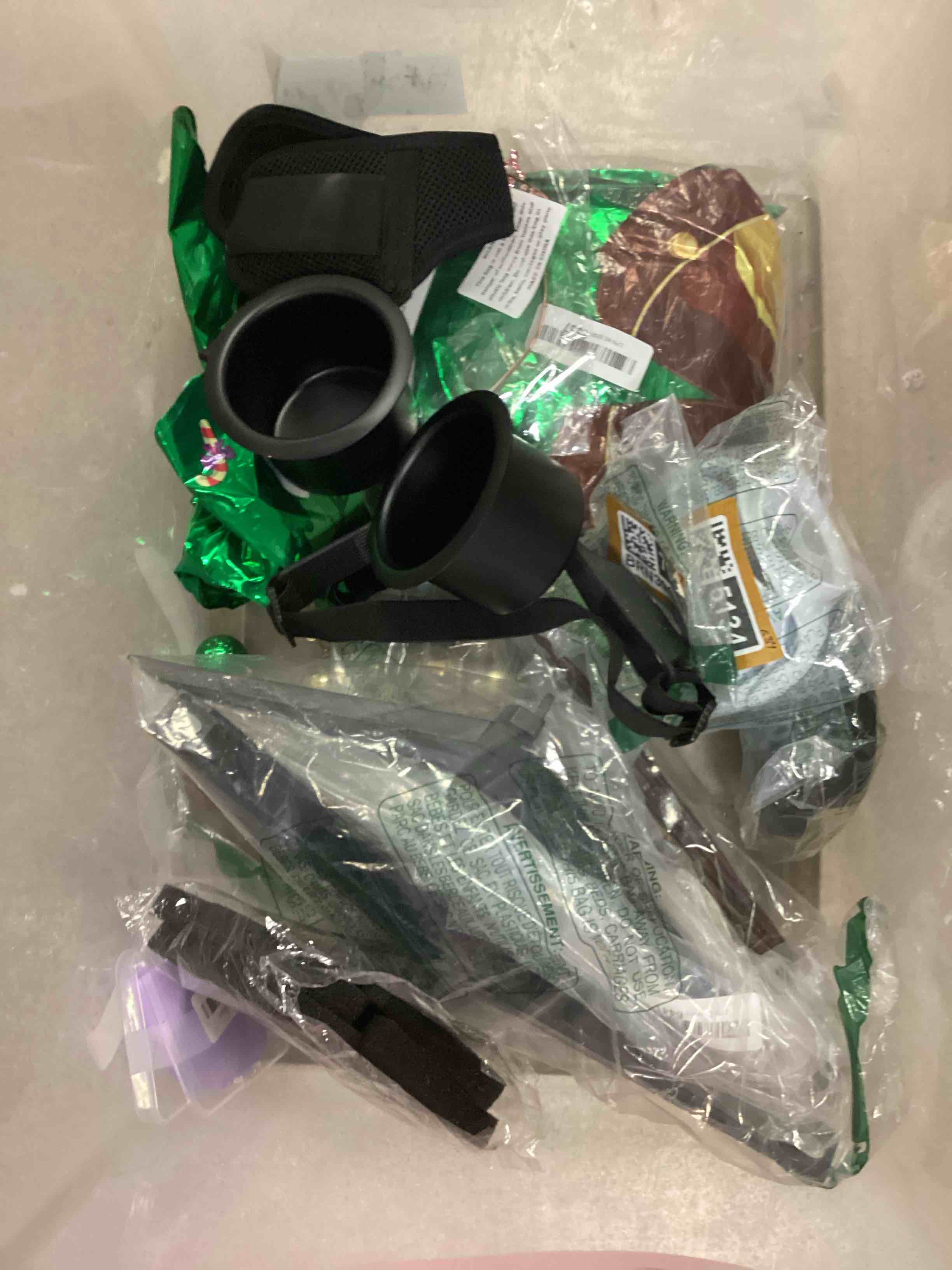 Assorted items Screen legs decoration and more