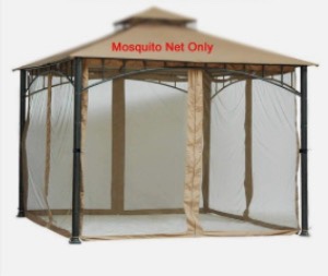 Replacement Mosquito Netting for Gazebo 12ftx12ft (Gazebo Mosquito Net Only)
