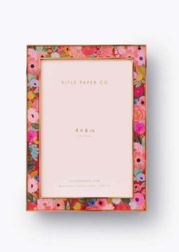 Red Glass Picture Frame