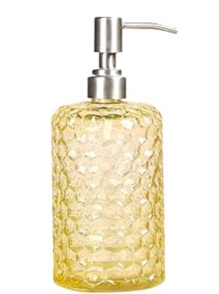 YunNasi Soap Dispenser with Stainless Steel Pump, Refillable Liquid Hand Soap Dish Soap Dispensers 1 pcs 