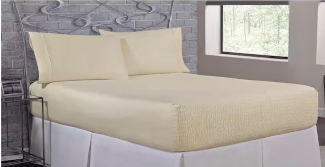 BedTite Micro Queen- Ivory set 