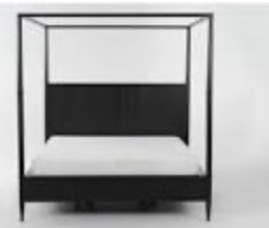 Black Canopy King ( Only the frame above)