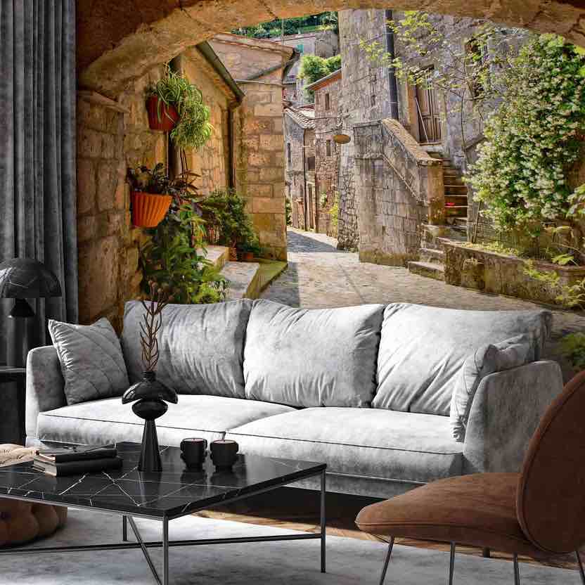 Provincial Alley in Tuscany Wall Mural 2707012920