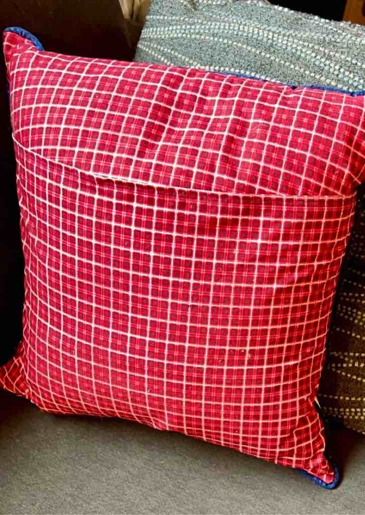 Plaid Throw Pillow 4396082549