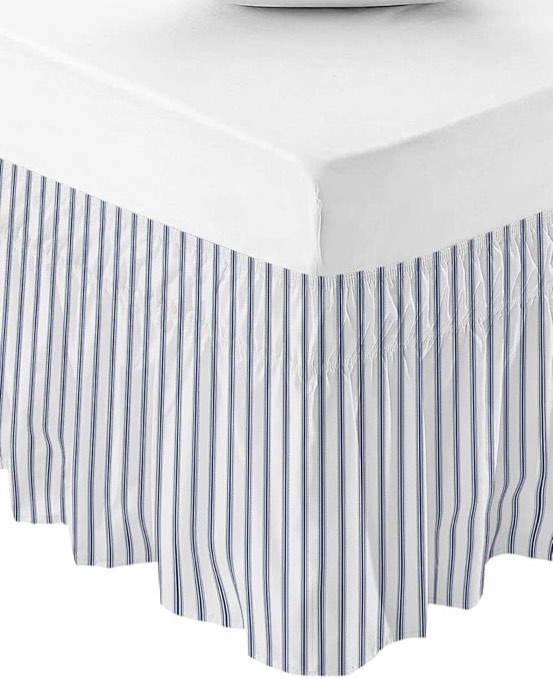 Ticking Stripe Bed Skirt 4354727223