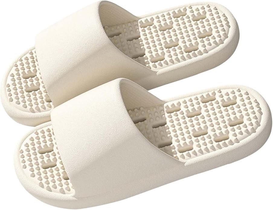 Unisex Slippers, Women's Slippers, Sandals, Non-Slip Bathing Shoes with Massage Point Slippers, Indoor Shower Shoes, Summer Beach Slippers, Slides, Acupressure Slippers, Super Soft Slippers