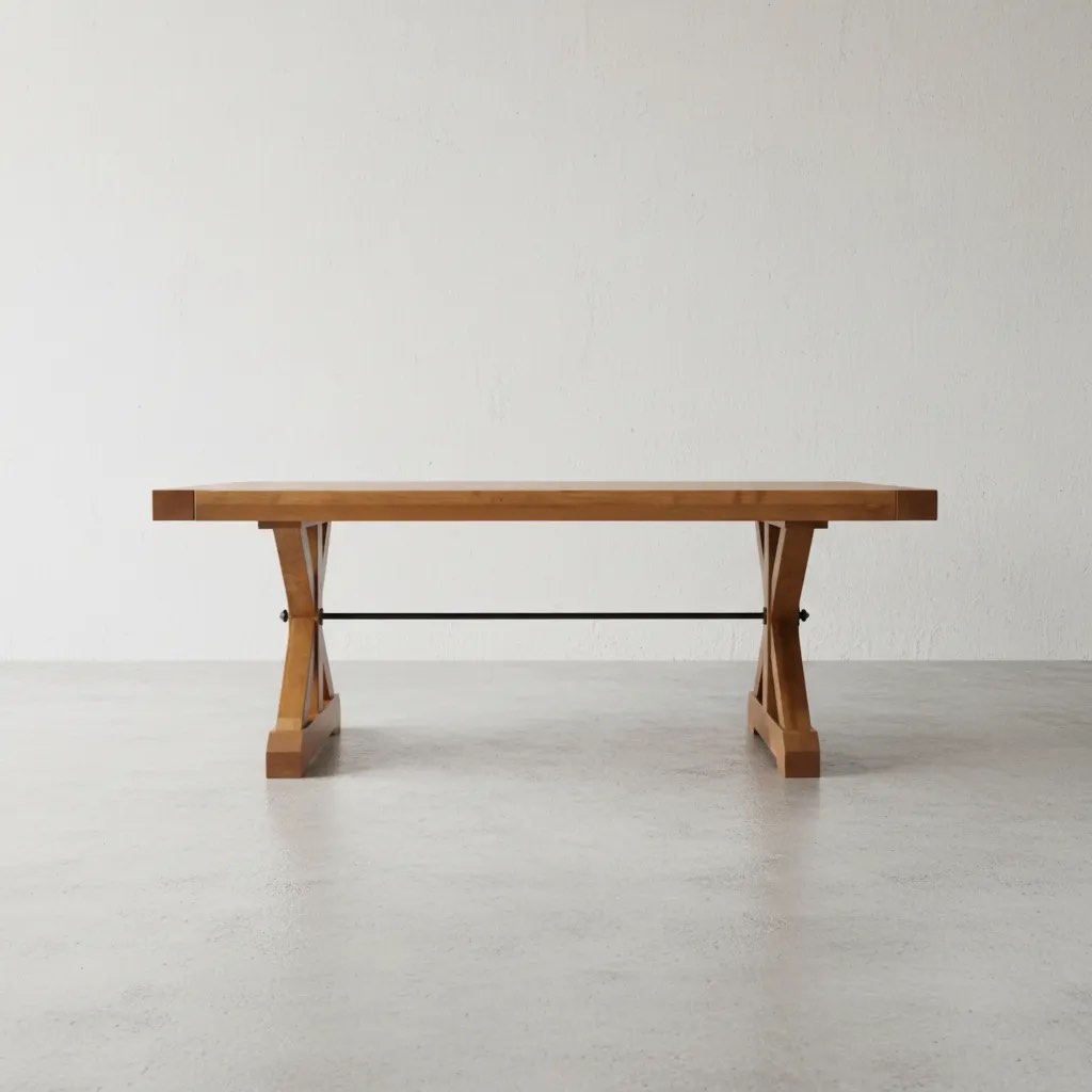 Klondike Double Pedestal Table